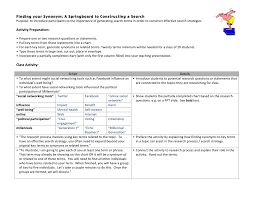 Finding Your Synonym Handout