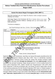 Kemalangan jalan raya dirakam oleh 'dashcam' pada tahun 2018. Bahan Tambah Nilai Penulisan 2020 Edited Flip Ebook Pages 1 7 Anyflip Anyflip