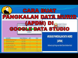 Apa maksud dan apa itu aplikasi pangkalan data murid apdm guru online? Cara Buat Pangkalan Data Murid Apdm Di Google Data Studio Googledatastudio Youtube