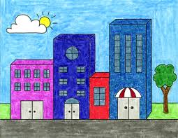 Do you want to learn how to draw images that look 3d? How To Draw Easy 3d Buildings Art Projects For Kids