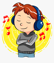 Julgran julprydnad, golden music christmas tree, svartvitt, carol png. Music Listening Clip Art Listen To Music Clipart Hd Png Download Transparent Png Image Pngitem