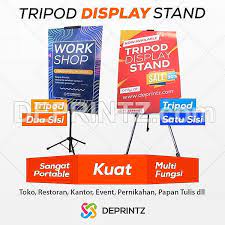 Maybe you would like to learn more about one of these? Harga Standing Banner Poster Stand Tripod Banner Sign Holder Stand Tiang Banner Tripod Poster Stand Banner Harga Tripod Murah