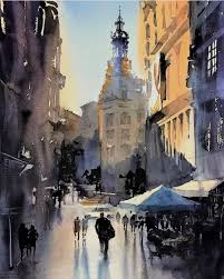 Art Blog On Instagram Kazuo Kasai Kazuo Kasai Watercolor Arte Fineart Paintingart Artblog Paintin Watercolor Art Landscape Watercolor Landscape Art