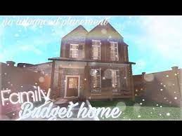 Bloxburg No Advanced Placement Family Budget Home Ii 24k Youtube Two Story House Design Bloxburg House Ideas Bloxburg House
