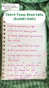 Balas @loneyxgaming ini yaa kunci/chord yg aku pake🤗 #yesusbesertaku#... | TikTok