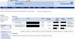 As a result, by virtue of law as of 10 november 2018 you will automatically become the customers of santander bank polska s.a. Deutsche Bank Db Easy Net