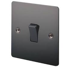Lap 1 Gang 2 Way 10ax Light Switch Black Nickel Switches Sockets Screwfix Com Light Switches And Sockets Light Switch Black Light Switch