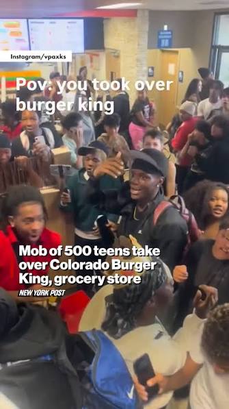 A mob of 500 out-of-control teens took over a Colorado shopping complex Sunday afternoon, erupting into fights, and damaging property. Link in bio to read more.