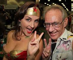 A selfie with the smiling Wonder Woman ....