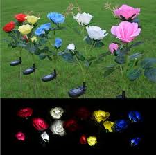 All decorative garden stakes can be shipped to you. 96 Solar Flower Lights Ideas