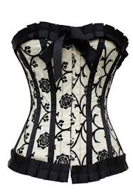 Black And White Lace Corset Pin On Lingerie Undergarmets Bathing Suits