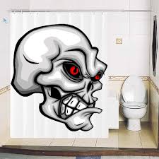 The value you specified is invalid. Custom Shower Curtain Skull For Gift