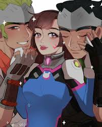 Dva Overwatch Genji Cyborgbunny Genva Overwatch Anime Galaxy Cat Icon