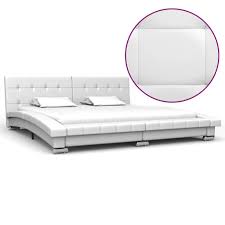 The ermis mattress is an innovative mattress in its class with a unique competitive advantage: Vidaxl Bettrahmen Weiss Kunstleder 200 X 160 Cm Gitoparts