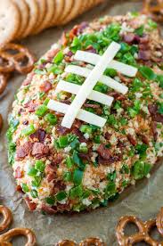 Jalapeno Popper Football Cheese Ball Rezept Super Bowl Essen Lebensmittel Essen Party Happchen