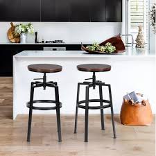 Tadcaster Swivel Adjustable Height Bar Stool In 2020 Bar Stools Swivel Bar Stools Kitchen Stools
