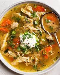 Spiced Up Chicken Soup The Daley Plate Chicken Stock Recipe Chicken Soup Cooked Vegetables