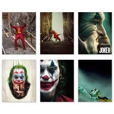 There are 3496 joker poster for sale on etsy, and they cost $20.52 on average. Joker Movie Poster Prints Set Of 6 8 Inches X 10 Inches Pictures Joaquin Phoenix Buy Online In Dominica At Dominica Desertcart Com Productid 164128279