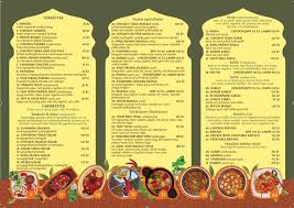 Menu Design For Restaurang Pub Indian Haweli By Judit Design Via Behance Menu Design Indian Menu Design Restaurant Poster