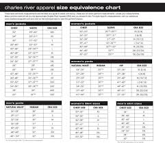 charles river size chart the odyssey bookshop