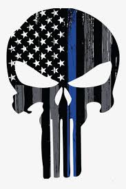 3x thin green line military skull american flag sticker vinyl decal car truck 3m. Punisher Png Transparent Image Blue Line Punisher Skull Transparent Png 736x1401 Free Download On Nicepng