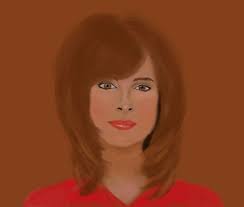 Try caramel, coffee, and toffee highlights on light brown hair. Brown Eyes With Auburn Hair David R Bedingfield Digital Art People Figures Portraits Female Artpal