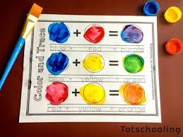 Color Mixing Activity Pack Totschooling Toddler