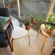 Emma S Living Room Is Small And She Found The Perfect Set Of Tiny Nesting Tables Hacked From Ikea Kyrre Stools All She D Ikea Nesting Tables Ikea Hackers