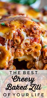 The Best Baked Ziti From The Food Charlatan This Recipe Is A Favorite Italian Sausage Marinara Cottage Cheese Food Charlatan Best Baked Ziti Recipe Recipes