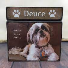 .for dogs, pet urns for cats and other pets as well as personalized photo urns for pets and cremation pet jewelry to help you remember your pet. Pet Urn For Dogs Wood Dog Urn Custom Pet Memorial Keepsake Box Size Small Dog Urns Pet Urns Pet Urns Dogs