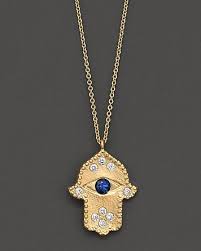 Meira T Diamond Hamsa And 14k Yellow Gold Necklace 16 Jewelry Accessories Bloomingdale S Hamsa Jewelry Gold Necklace 14k Yellow Gold Necklace