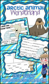 The Arctic Animal Wonderland For Smartboard Includes 13 Activities 1 Label The Polar Bear 2 Fun Facts About The Polar Bear Fun Facts Arctic Animals Arctic