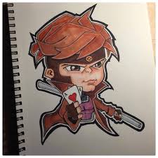 Discover thousands of premium vectors available in ai and eps formats. Thalo Halo Gambit Xmen Cartoon Drawing Chibi Sketch