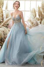 Light Blue Beading Tulle Prom Dress Light Blue Prom Dress Prom Dresses Ball Dresses