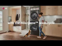 A washer and a dryer; New Lg Washtower The Premium Solution For Compact Spaces Youtube