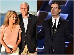 Vice president mike pence is celebrating the engagement of his daughter audrey, however people speculate that he may be unhappy about the fact that the proposal from her college boyfriend, daniel toma. Mike Pence S Daughter Takes High Ground Buys John Oliver S Parody Gay Bunny Book To Benefit Charity