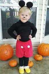Again, the size of the pink circle will depend on the size of your child. Diy Toddler Mickey Mouse Costume Couple Halloween Costumes For Adults Toddler Halloween Costumes Mickey Mouse Costume
