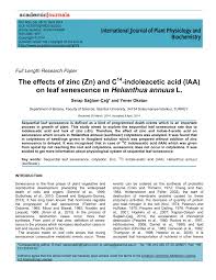 What is plant physiology definition. Pdf International Journal Of Plant Physiology And Biochemistry Full Length Research Paper