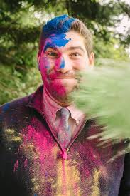 From Color Powder to Water Balloons: Brett & Ray's Epic Wedding Day Morning 