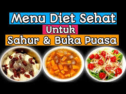 Rasa pecel khas jawa timur ini mirip seperti karedok khas jawa barat. Menu Diet Sehat Untuk Sahur Dan Buka Puasa Selama 2 Hari Deficit Kalori Simpel Enak Murah Meria Youtube
