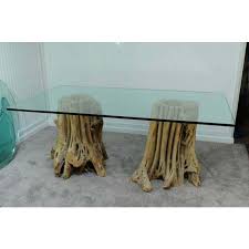 Press release dining table designed by patrick pagnon and claude pelhaître features a sculptural base made from solid oak. Vintage Mid Century Cypress Tree Root Trunk Driftwood Dining Table Base Chairish