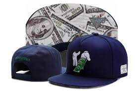 Men S Cayler Sons C S White Label Make It Rain Money Print Under Bill Snapback Hat Navy Hats Baseball Snapback Snapback Hats