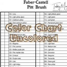 Koh I Noor Polycolor Color Chart 72 Colors Tabby May Art