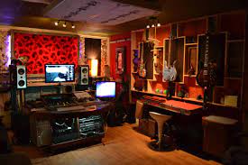 Traditionally, the most difficult part of home recording has been the drum kit. Creative Music Production Studio Home Studio Music Music Studio Recording Studio Design