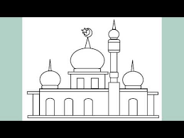 Alhamdulillah, sy mohon ijin untuk copy yaa. Download Video Koleksi Gambar Sketsa Masjid Sederhana Sebagai Media Belajar Mewarnai Gambar Gambar Kaligrafi