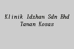 73 047 просмотров 73 тыс. Klinik Idzham Sdn Bhd Taman Kosas Poliklinik In Ampang