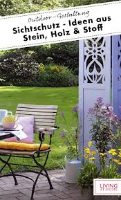 Sichtschutz Ideen Aus Stein Geflecht Holz Stoff In 2020 Gartenspaliere Sichtschutz Paravent Garten