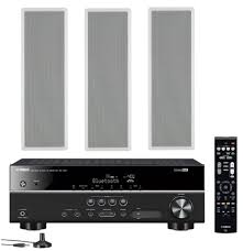 Yamaha 5 1 Channel Wireless Bluetooth 4k A V Home Theater Receiver Yamaha High Performance Natural S Home Theater System Home Theater Receiver Speaker System