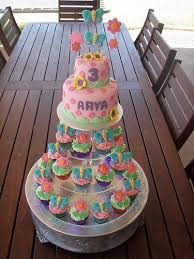 Birthday Cupcake Ideas For Boys 3rd Birthday Cupcake Ideas Masterpiece Arya S 3rd Birthday Butterfly Flowers Cake Cupcakes Cake Birthday Cupcakes 2 Birthday Cake