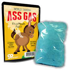 Amazon.com: Ass Gas Cotton Candy Gluten-Free Blue Candy Funny Donkey Ideas  Donkey Gags Stocking Stuffers for Men Teens Gags White Elephant Secret  Santa Ass Candy Novelty Stocking Ideas for Adults, 1 ounce :